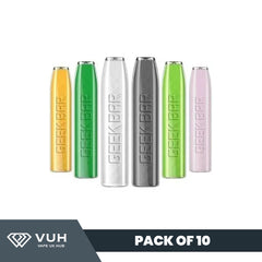 Geek Bar 600 Puffs Disposable Vape (Pack of 10)