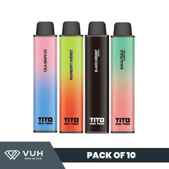 Tito Max 7000 Disposable Vape Pod Device Pack of 10