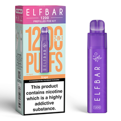 ELF BAR 1200 2 in 1 Prefilled Pod Kit Box of 5