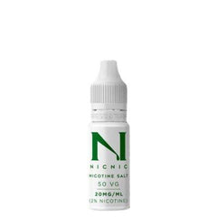 NIC NIC - NICOTINE SALT SHOT 20MG 50VG [BOX OF 120]