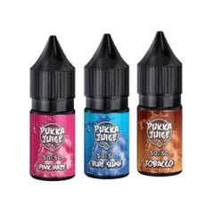 Pukka 50/50 10ml E-liquids  (Pack of 10)